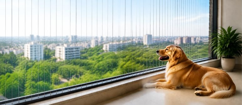Invisible Grill For Pet Safety