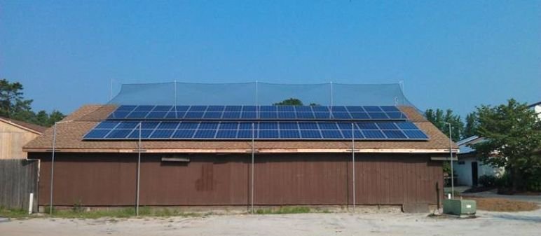 Solar Panel Bird Protection