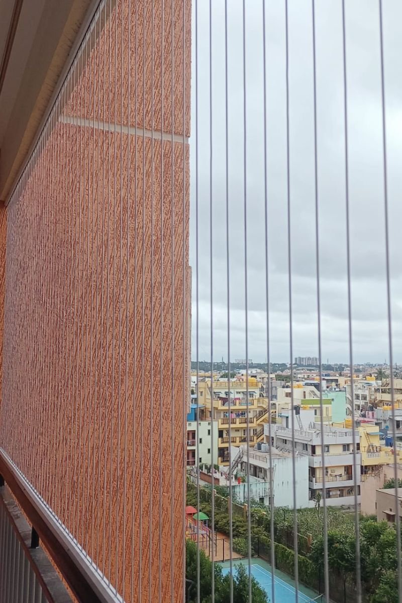 Modern Invisible Balcony Grills